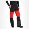 Deluni, Icerocker Pro/Plus Pantalon De Ski Hommes Rouge -ColourWear Soldes 22delun102v1 bi 03