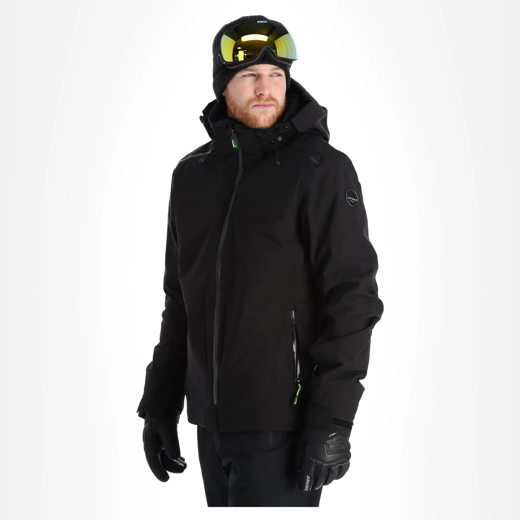 Icepeak, Eisenberg Veste De Ski Hommes Noir 5 Icepeak, Eisenberg Veste De Ski Hommes Noir – Image 3