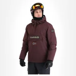 Napapijri, Rainforest Winter 3 (2022/2023) Anorak D'hiver Hommes Burgundy Fudge Violet