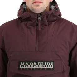 Napapijri, Rainforest Winter 3 (2022/2023) Anorak D'hiver Hommes Burgundy Fudge Violet -ColourWear Soldes 22napap111v9 bi 07