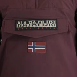 Napapijri, Rainforest Winter 3 (2022/2023) Anorak D'hiver Hommes Burgundy Fudge Violet -ColourWear Soldes 22napap111v9 bi 09