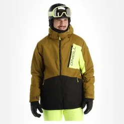O'Neill, Jigsaw Veste De Ski Hommes Colour Block Plantation Vert