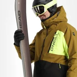 O'Neill, Jigsaw Veste De Ski Hommes Colour Block Plantation Vert -ColourWear Soldes 22o nei109v2 bi 05