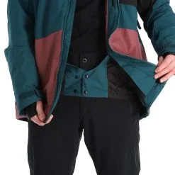 O'Neill, Jigsaw Veste De Ski Hommes Colour Block Deap Teal Bleu -ColourWear Soldes 22o nei109v3 bi 09