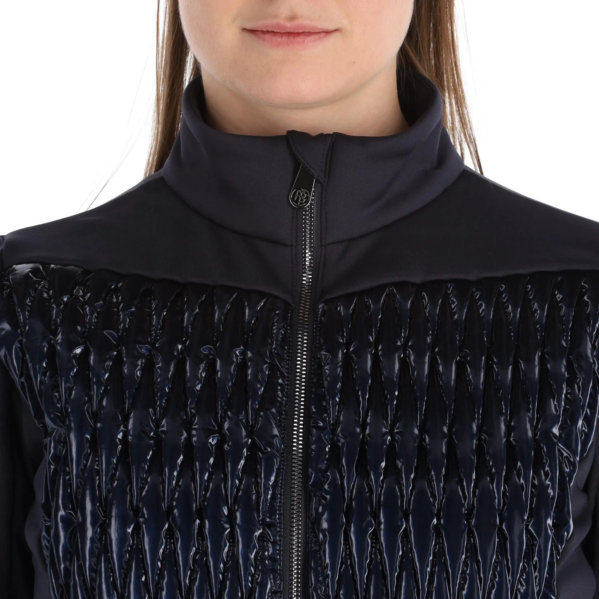 Poivre Blanc, Hybrid Fleece Jacket Gilet Femmes Glow Gothic Bleu 7 Poivre Blanc, Hybrid Fleece Jacket Gilet Femmes Glow Gothic Bleu – Image 5
