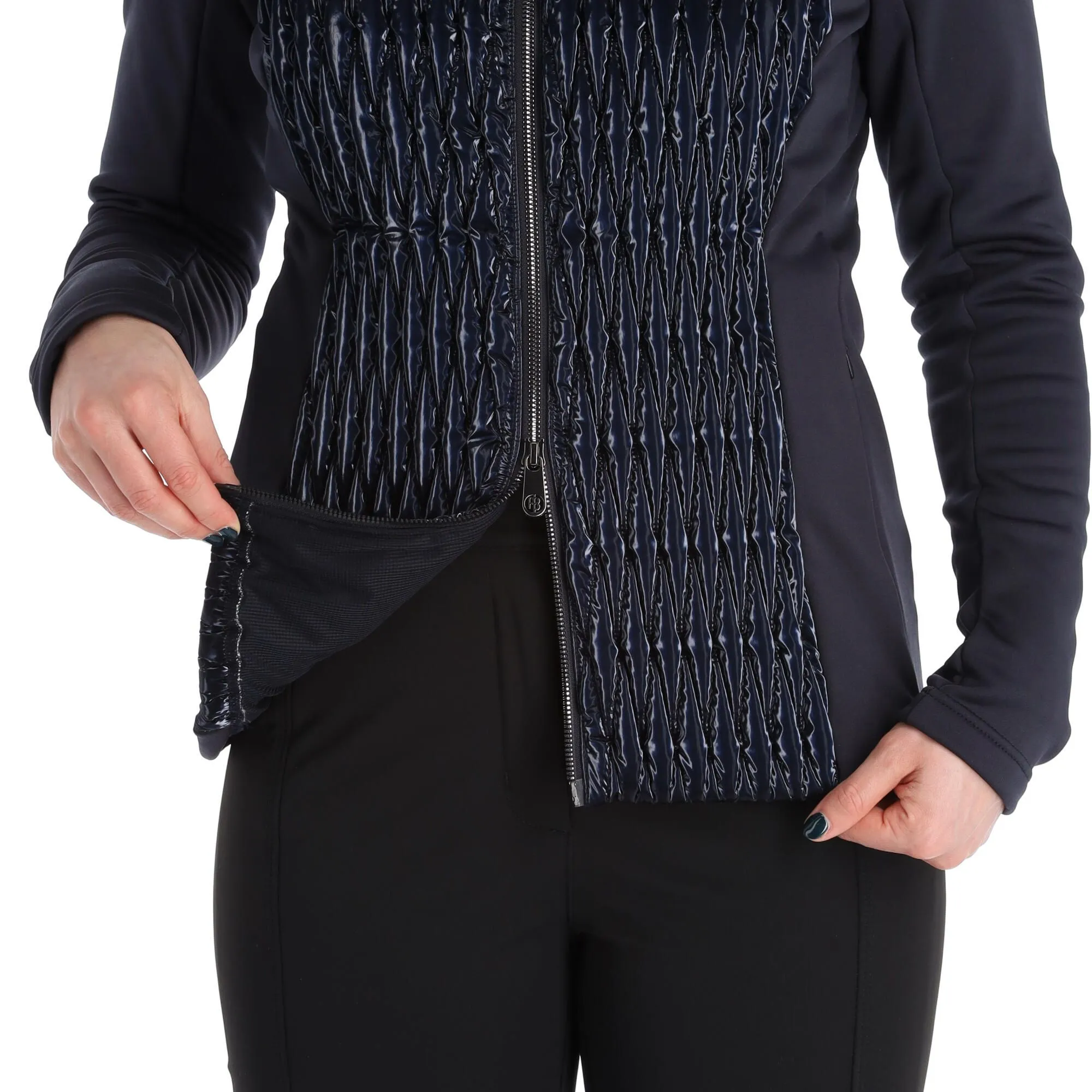 Poivre Blanc, Hybrid Fleece Jacket Gilet Femmes Glow Gothic Bleu 8 Poivre Blanc, Hybrid Fleece Jacket Gilet Femmes Glow Gothic Bleu – Image 6
