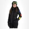 Rossignol, Twins Down Jc De Castelbajac Veste De Ski Femmes Noir -ColourWear Soldes 22rossi106v2 bi 02