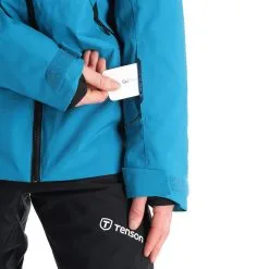 Tenson, Yoke Ski Jacket Veste De Ski Hommes Turquoise Bleu -ColourWear Soldes 22tenso110v2 bi 08