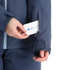 4F, Kudn001 Veste De Ski Femmes Denim Bleu -ColourWear Soldes 4f kudn001 aa jas gevoerd dames denim blauw 224fxxx101v3 BI 09