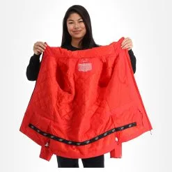 4F, Kudn001 Veste De Ski Femmes Rouge -ColourWear Soldes 4f kudn001 aa jas gevoerd dames rood 224fxxx101v2 BI 06