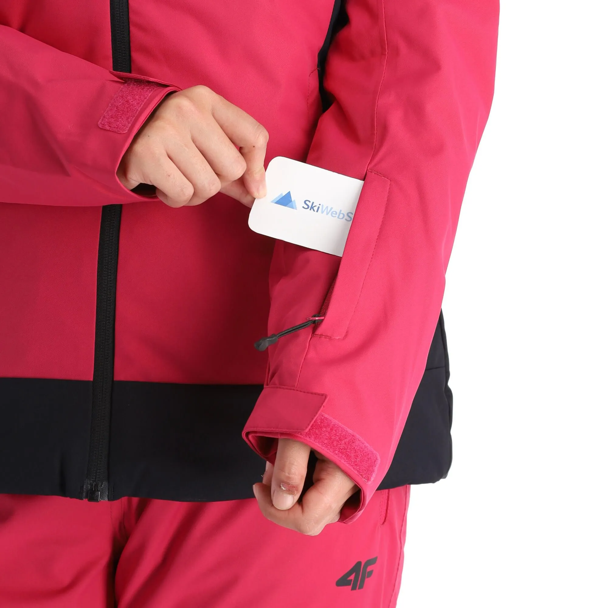 4F, Kudn002 Veste De Ski Femmes Hot Rose 9 4F, Kudn002 Veste De Ski Femmes Hot Rose – Image 7