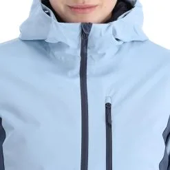 4F, Kudn002 Veste De Ski Femmes Light Bleu -ColourWear Soldes 4f kudn002 aa jas gevoerd dames light blauw 224fxxx102v3 BI 07