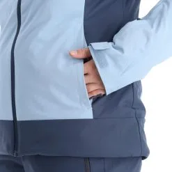 4F, Kudn002 Veste De Ski Femmes Light Bleu -ColourWear Soldes 4f kudn002 aa jas gevoerd dames light blauw 224fxxx102v3 BI 09