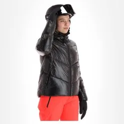 4F, Kudn004 Veste De Ski Femmes Deep Noir -ColourWear Soldes 4f kudn004 aa jas gevoerd dames deep zwart 224fxxx103v1 BI 04