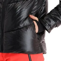 4F, Kudn004 Veste De Ski Femmes Deep Noir -ColourWear Soldes 4f kudn004 aa jas gevoerd dames deep zwart 224fxxx103v1 BI 08