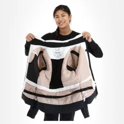 4F, Kudn008 Veste De Ski Femmes Beige -ColourWear Soldes 4f kudn008 aa jas gevoerd dames beige 224fxxx104v2 BI 06