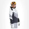 4F, Kudn008 Veste De Ski Femmes Dark Gris -ColourWear Soldes 4f kudn008 aa jas gevoerd dames dark grijs 224fxxx104v1 BI 02
