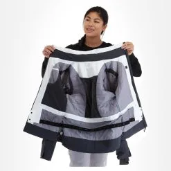 4F, Kudn008 Veste De Ski Femmes Dark Gris -ColourWear Soldes 4f kudn008 aa jas gevoerd dames dark grijs 224fxxx104v1 BI 06