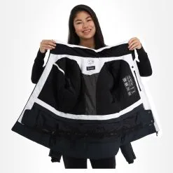 4F, Kudn011 Veste De Ski Femmes Deep Noir -ColourWear Soldes 4f kudn011 aa jas gevoerd dames deep zwart 224fxxx105v1 BI 06