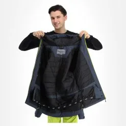 4F, Kumn001 Veste De Ski Hommes Anthracite Gris -ColourWear Soldes 4f kumn001 aa jas gevoerd heren anthracite grijs 224fxxx106v1 BI 06