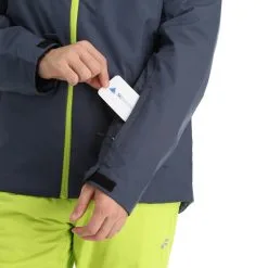 4F, Kumn001 Veste De Ski Hommes Anthracite Gris -ColourWear Soldes 4f kumn001 aa jas gevoerd heren anthracite grijs 224fxxx106v1 BI 08