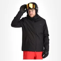 4F, Kumn001 Veste De Ski Hommes Deep Noir -ColourWear Soldes 4f kumn001 aa jas gevoerd heren deep zwart 224fxxx106v2 BI 04