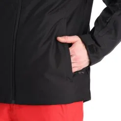 4F, Kumn001 Veste De Ski Hommes Deep Noir -ColourWear Soldes 4f kumn001 aa jas gevoerd heren deep zwart 224fxxx106v2 BI 08