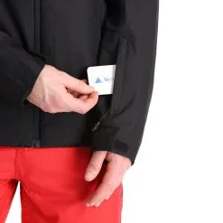 4F, Kumn001 Veste De Ski Hommes Deep Noir -ColourWear Soldes 4f kumn001 aa jas gevoerd heren deep zwart 224fxxx106v2 BI 09