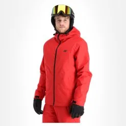 4F, Kumn001 Veste De Ski Hommes Rouge