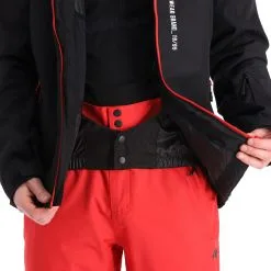 4F, Kumn003 Veste De Ski Hommes Deep Noir -ColourWear Soldes 4f kumn003 aa jas gevoerd heren deep zwart 224fxxx107v3 BI 08