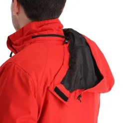 4F, Kumn003 Veste De Ski Hommes Rouge -ColourWear Soldes 4f kumn003 aa jas gevoerd heren rood 224fxxx107v2 BI 11