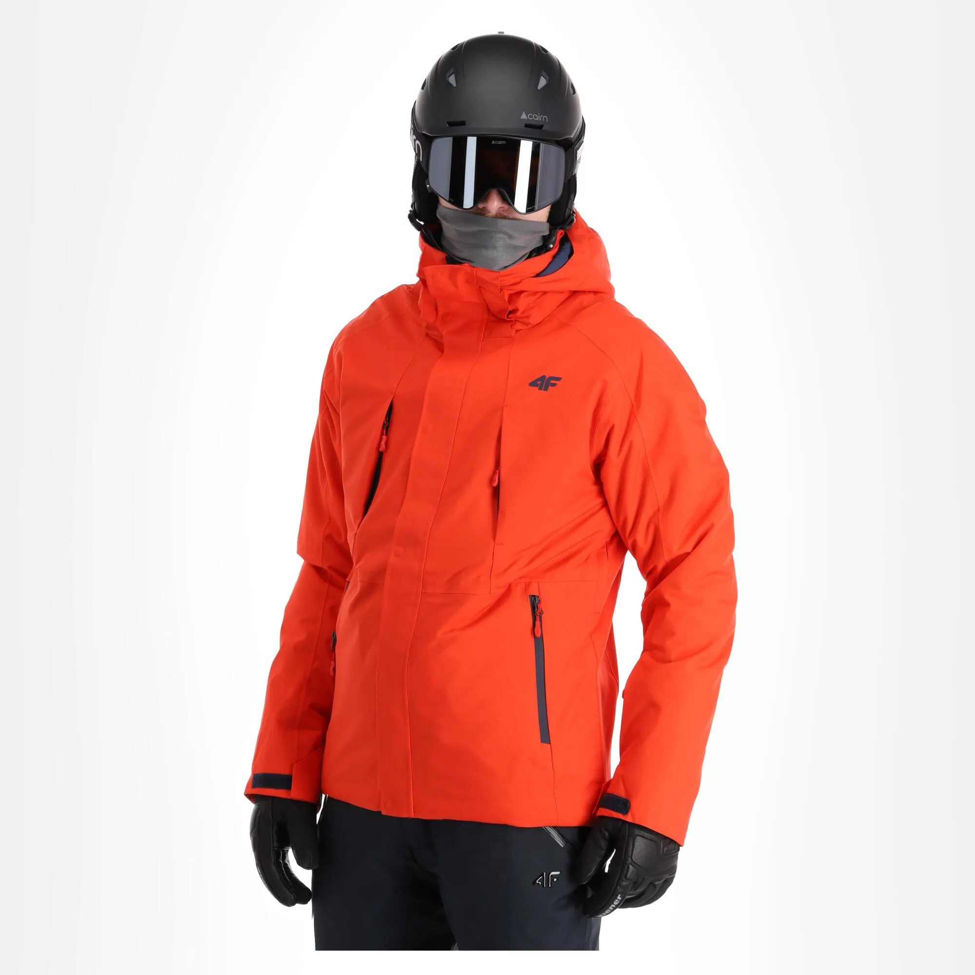 4F, Kumn004 Veste De Ski Hommes Rouge 3 4F, Kumn004 Veste De Ski Hommes Rouge