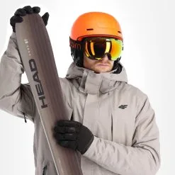4F, Kumn004 Veste De Ski Hommes Warm Light Gris 15 4F, Kumn004 Veste De Ski Hommes Warm Light Gris -ColourWear Soldes 4f kumn004 aa jas gevoerd heren warm light grijs 224fxxx108v1 BI 05