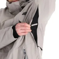 4F, Kumn004 Veste De Ski Hommes Warm Light Gris 19 4F, Kumn004 Veste De Ski Hommes Warm Light Gris -ColourWear Soldes 4f kumn004 aa jas gevoerd heren warm light grijs 224fxxx108v1 BI 09