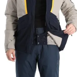 4F, Kumn008 Veste De Ski Hommes Dark Bleu -ColourWear Soldes 4f kumn008 aa jas gevoerd heren dark blauw 224fxxx109v2 BI 09