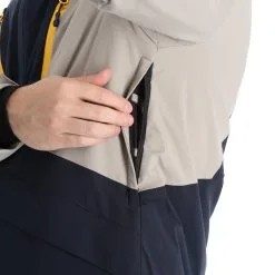 4F, Kumn008 Veste De Ski Hommes Dark Bleu -ColourWear Soldes 4f kumn008 aa jas gevoerd heren dark blauw 224fxxx109v2 BI 11