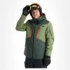 4F, Kumn008 Veste De Ski Hommes Dark Vert 1 4F, Kumn008 Veste De Ski Hommes Dark Vert -ColourWear Soldes 4f kumn008 aa jas gevoerd heren dark groen 224fxxx109v3 BI 02