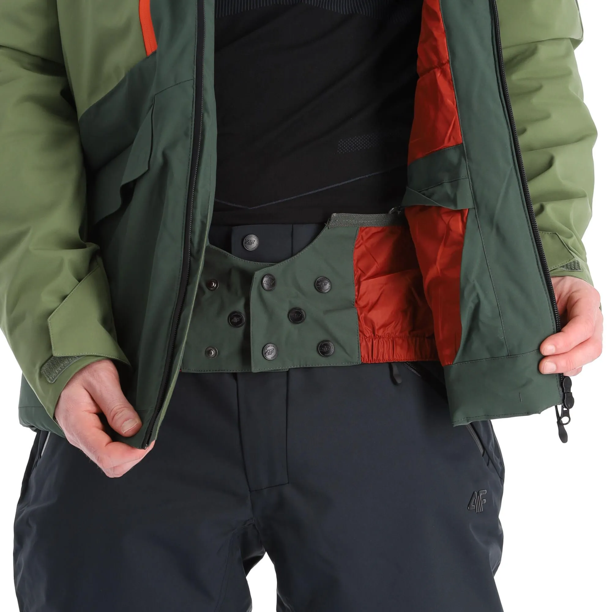 4F, Kumn008 Veste De Ski Hommes Dark Vert 9 4F, Kumn008 Veste De Ski Hommes Dark Vert – Image 7
