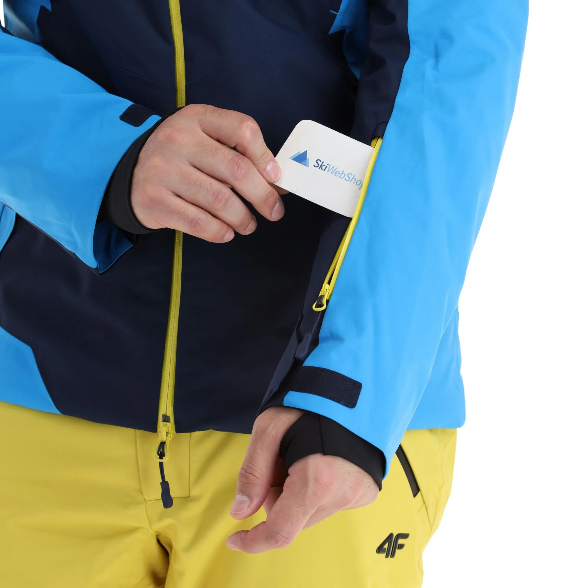 4F, Kumn010 Veste De Ski Hommes Bleu 8 4F, Kumn010 Veste De Ski Hommes Bleu – Image 6