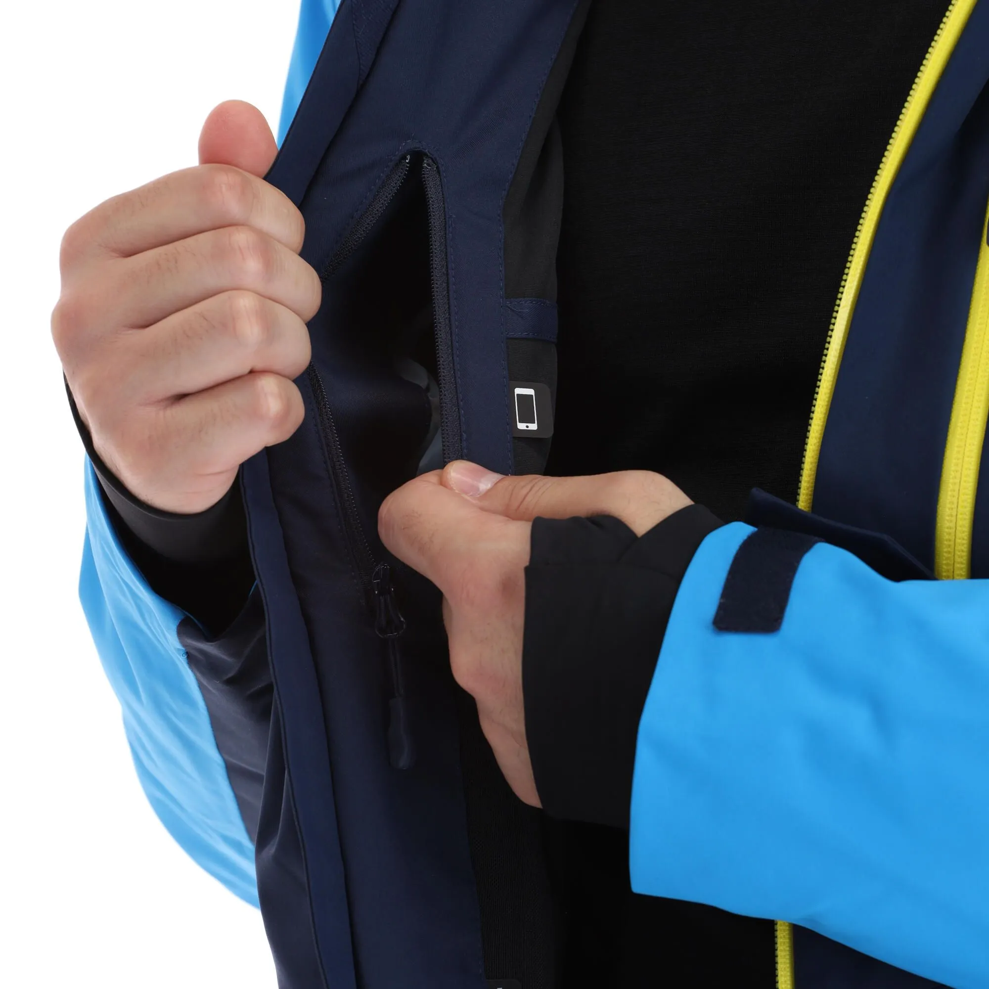 4F, Kumn010 Veste De Ski Hommes Bleu 10 4F, Kumn010 Veste De Ski Hommes Bleu – Image 8