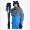 4F, Kumn011 Veste De Ski Hommes Anthracite Gris -ColourWear Soldes 4f kumn011 aa jas gevoerd heren anthracite grijs 224fxxx111v3 BI 02
