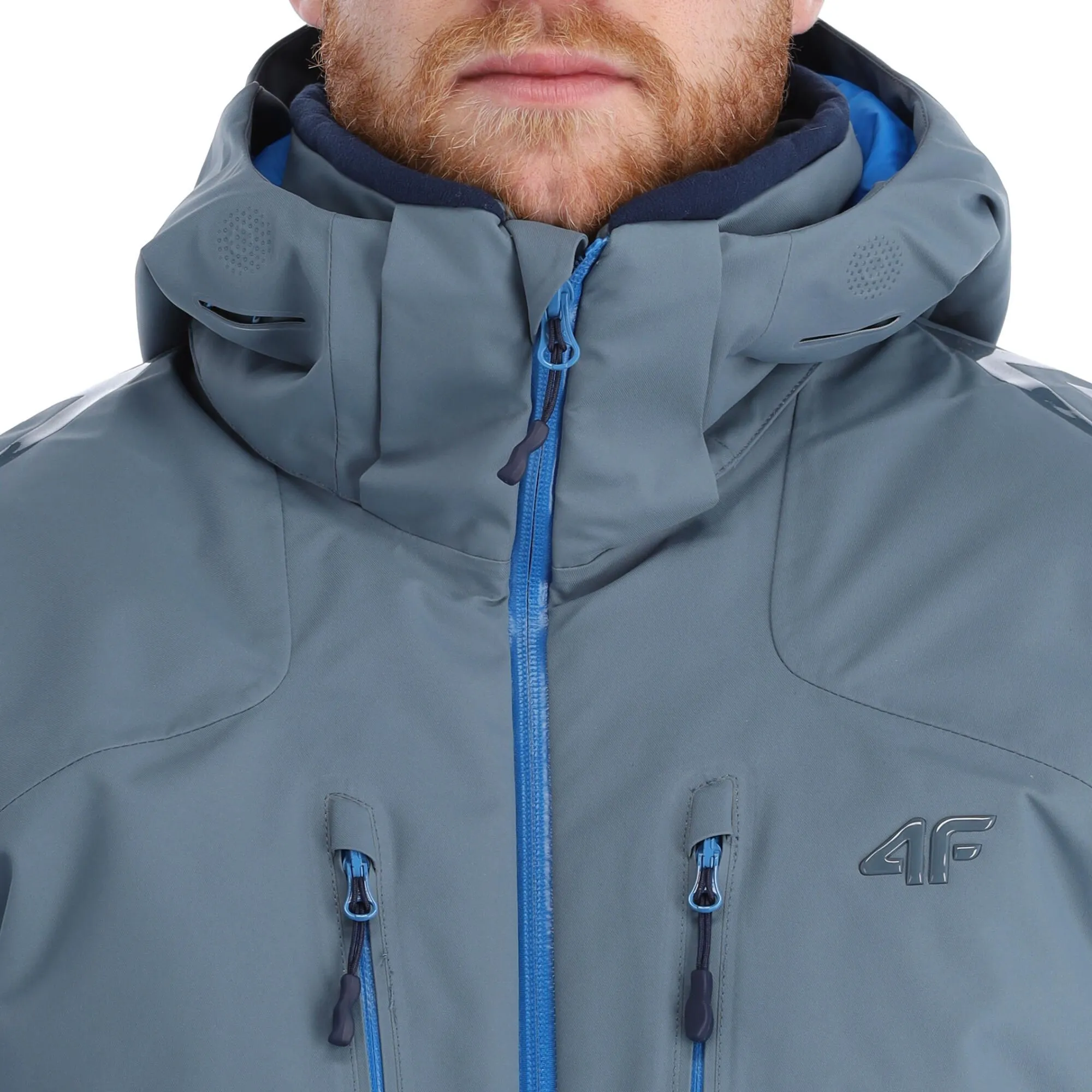 4F, Kumn011 Veste De Ski Hommes Anthracite Gris 8 4F, Kumn011 Veste De Ski Hommes Anthracite Gris – Image 6