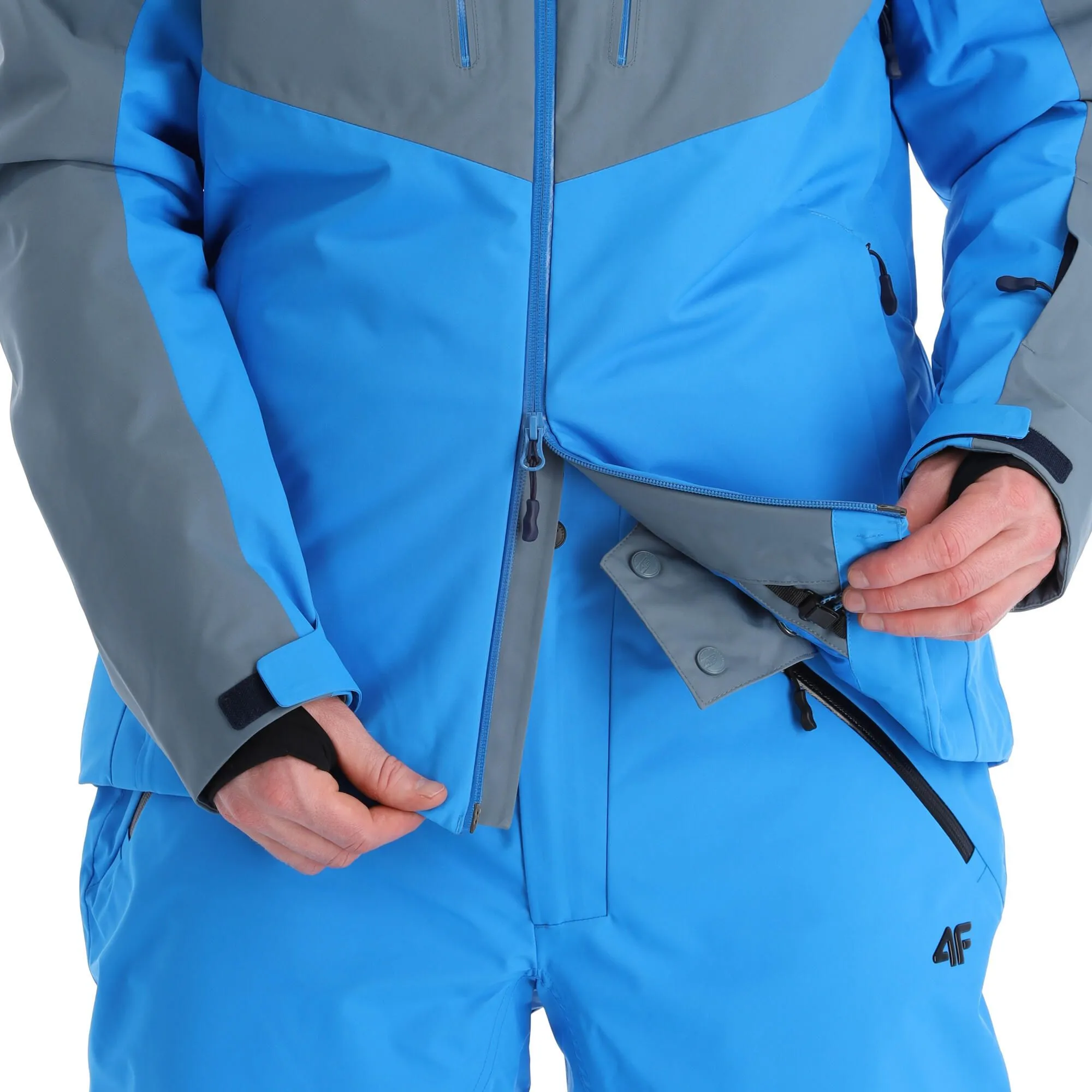 4F, Kumn011 Veste De Ski Hommes Anthracite Gris 12 4F, Kumn011 Veste De Ski Hommes Anthracite Gris – Image 10