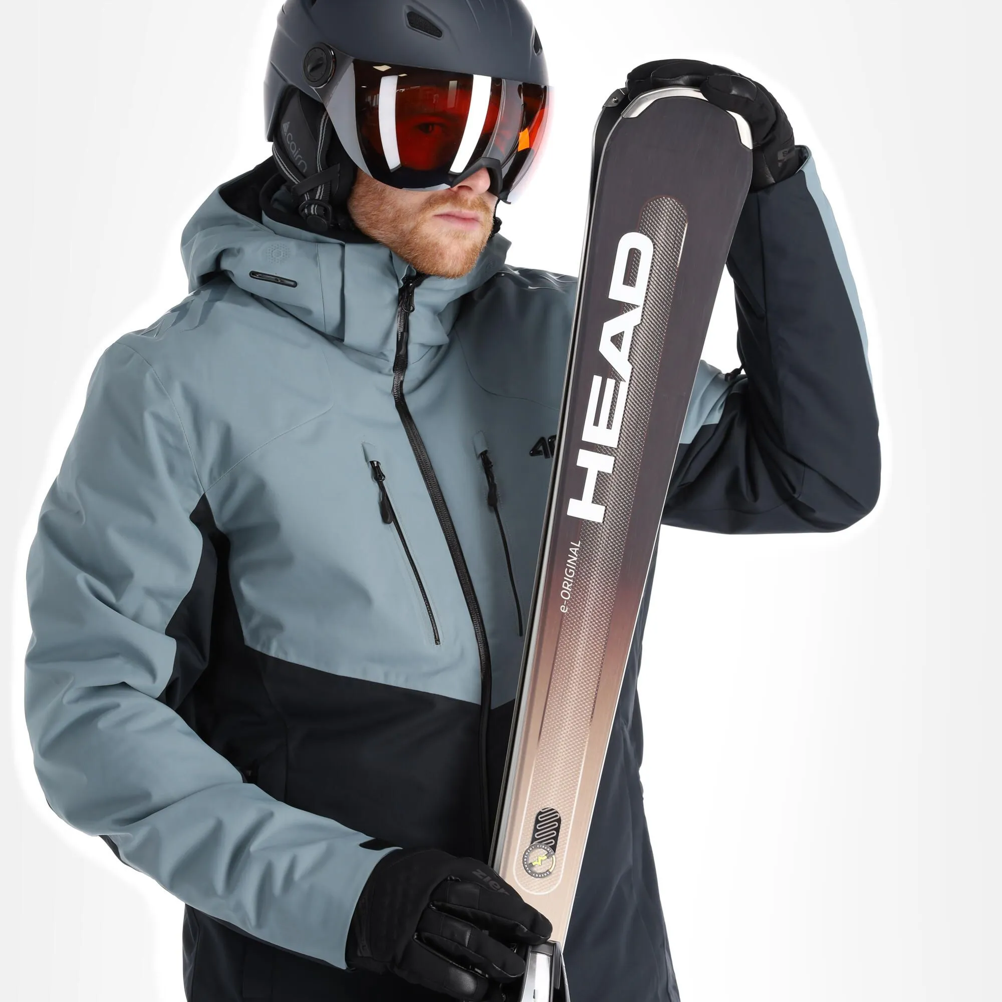 4F, Kumn011 Veste De Ski Hommes Deep Noir 6 4F, Kumn011 Veste De Ski Hommes Deep Noir – Image 4