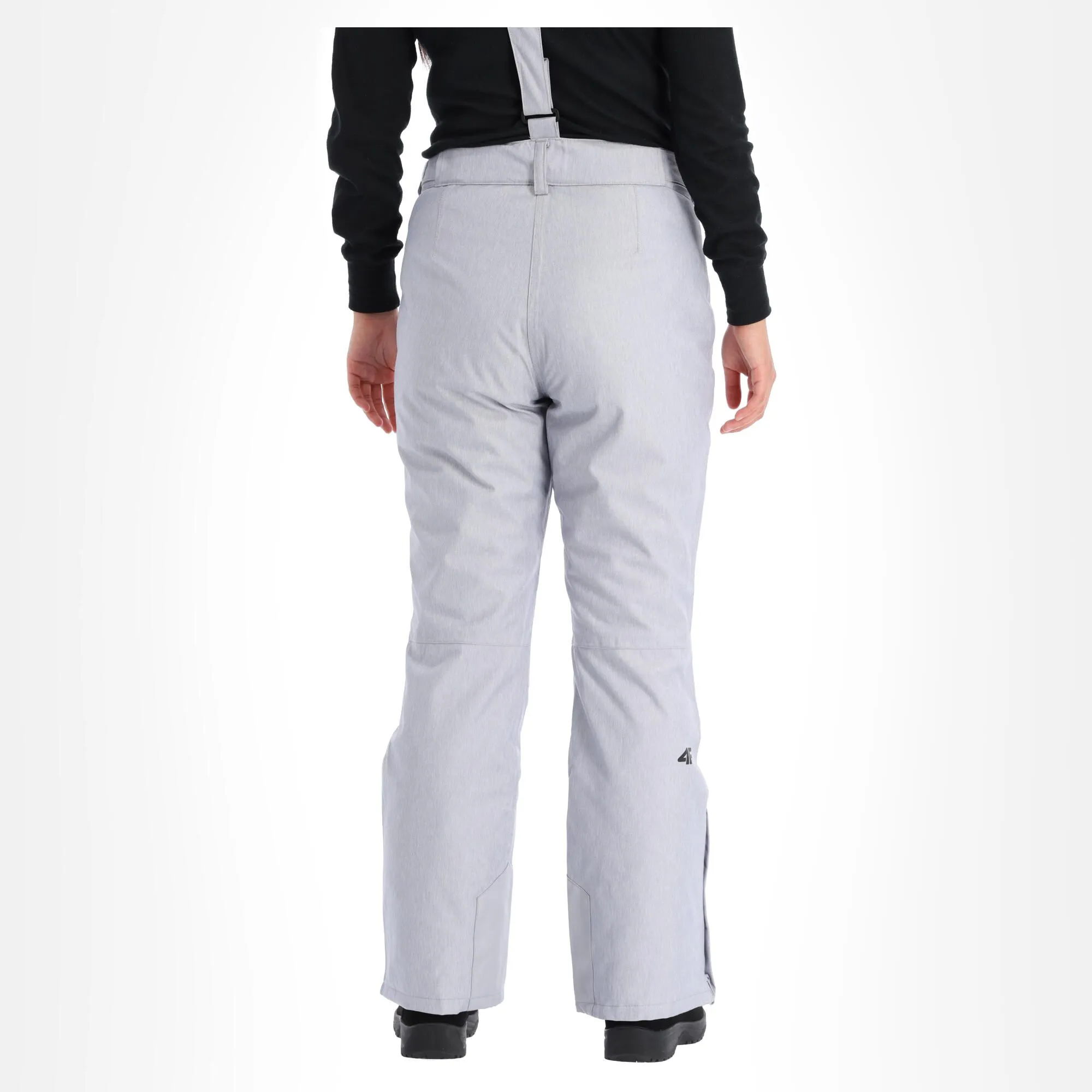 4F, Spdn001 Pantalon De Ski Femmes Cold Light Melange Gris 4 4F, Spdn001 Pantalon De Ski Femmes Cold Light Melange Gris – Image 2