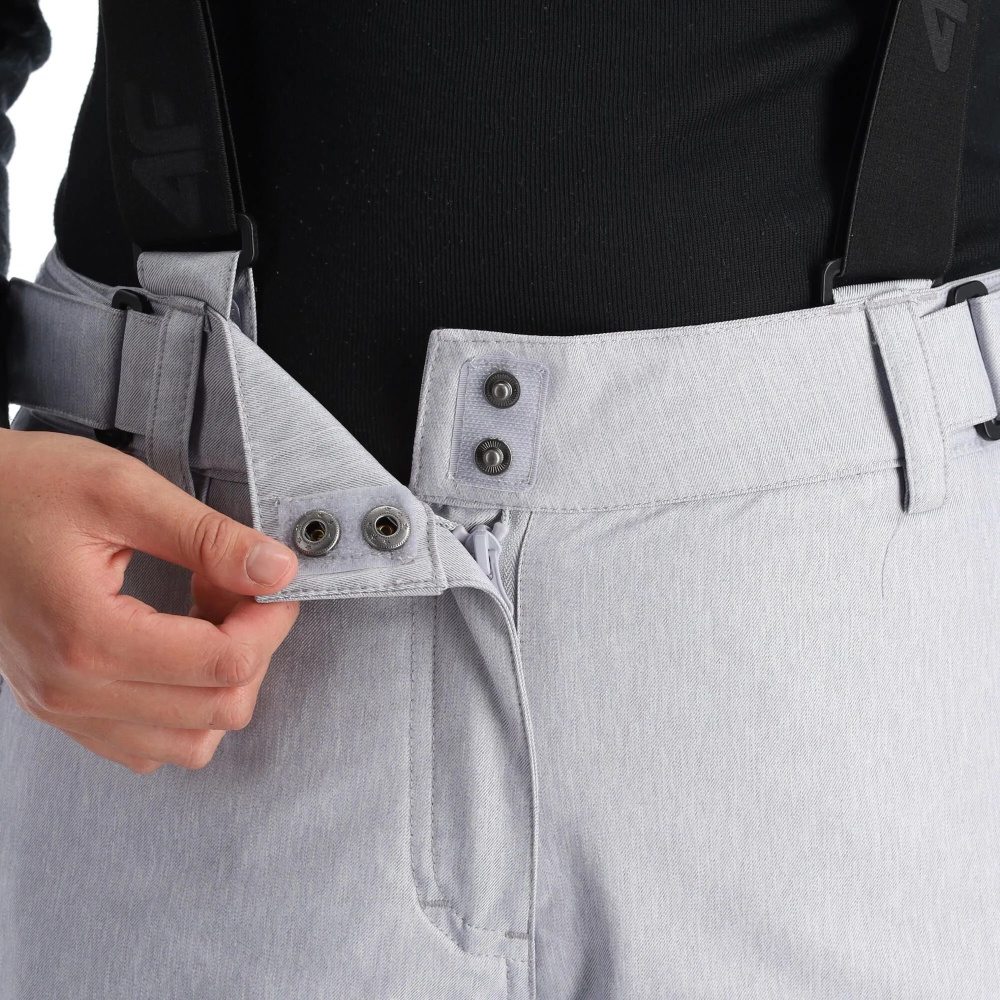 4F, Spdn001 Pantalon De Ski Femmes Cold Light Melange Gris 6 4F, Spdn001 Pantalon De Ski Femmes Cold Light Melange Gris – Image 4