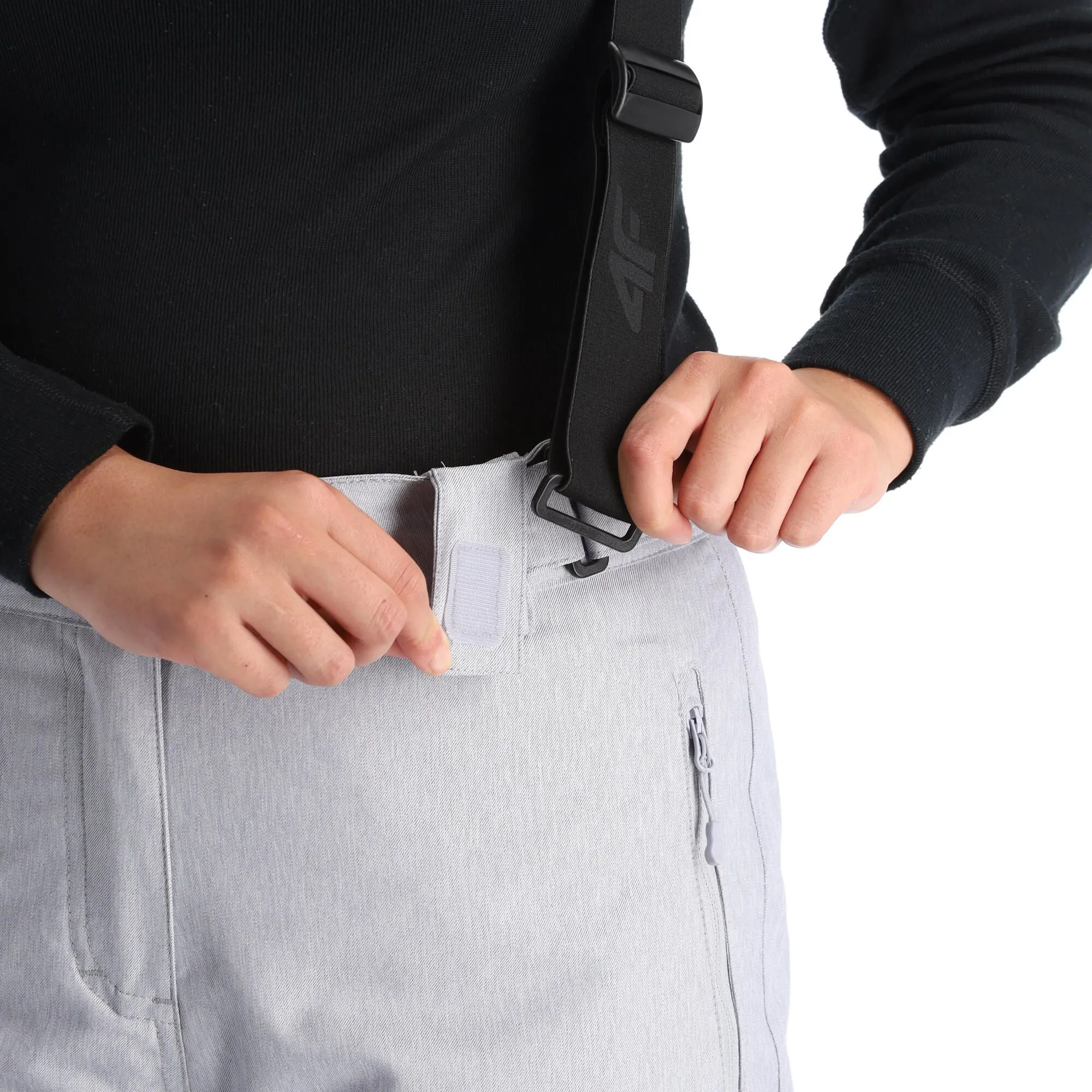 4F, Spdn001 Pantalon De Ski Femmes Cold Light Melange Gris 7 4F, Spdn001 Pantalon De Ski Femmes Cold Light Melange Gris – Image 5