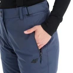 4F, Spdn001 Pantalon De Ski Femmes Denim Bleu -ColourWear Soldes 4f spdn001 ba skibroek gevoerd dames denim blauw 224fxxx112v3 BI 08
