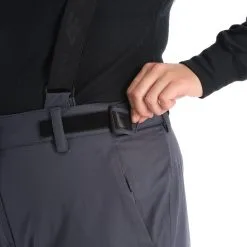 4F, Spdn002 Pantalon De Ski Femmes Dark Gris -ColourWear Soldes 4f spdn002 ba skibroek gevoerd dames dark grijs 224fxxx113v1 BI 06