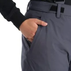 4F, Spdn002 Pantalon De Ski Femmes Dark Gris -ColourWear Soldes 4f spdn002 ba skibroek gevoerd dames dark grijs 224fxxx113v1 BI 10